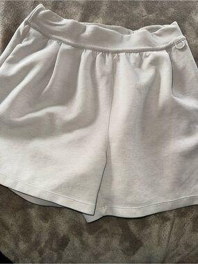 Women's Nike Cream Casual Elastic-Waist Shorts